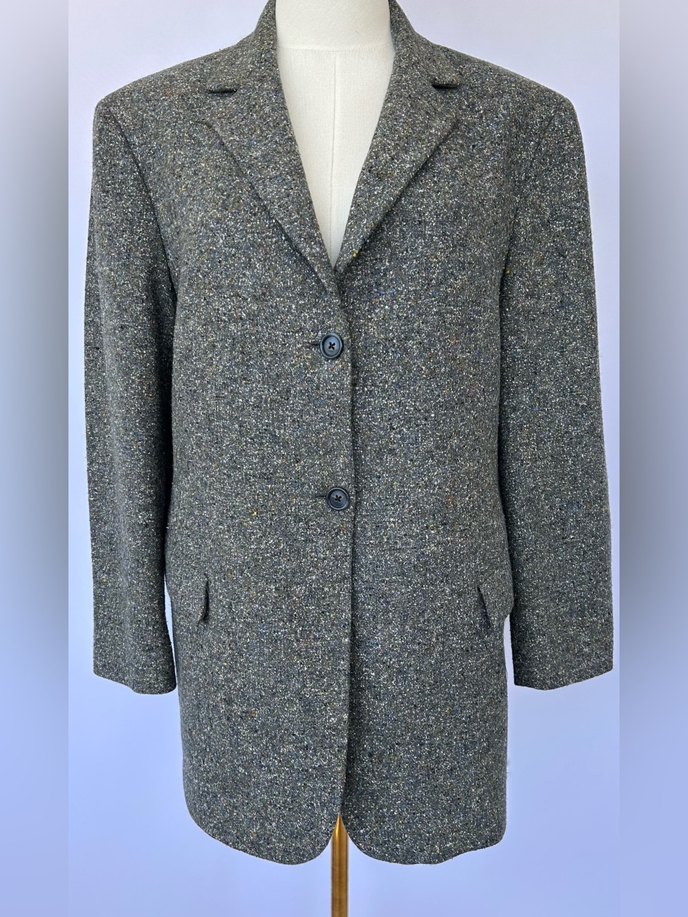 Sfi Femme Pour Nordstrom Women’s Wool/Silk Mid-Length Blazer Coat Size 12